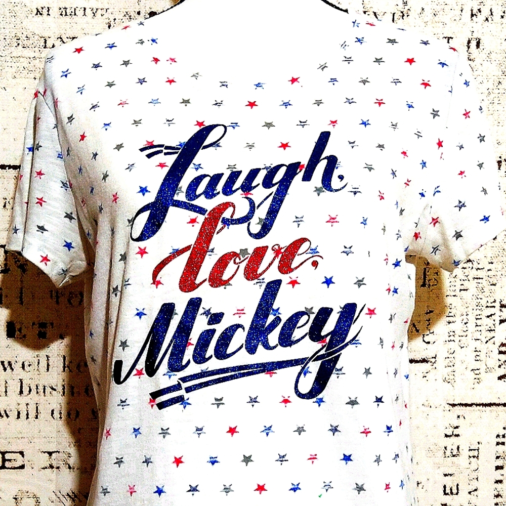 Disney Parks Mickey Mouse patriotic stars t-shirt